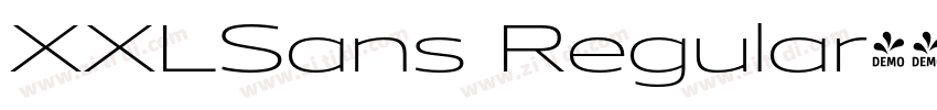 XXLSans Regular字体转换